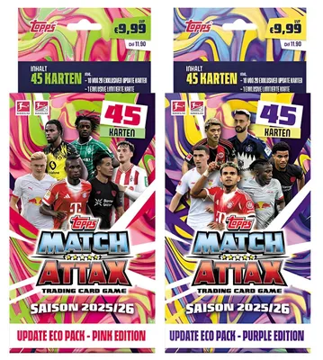 Produktbild von Bundesliga Match Attax Trading Cards 2025/26 Update Eco Pack