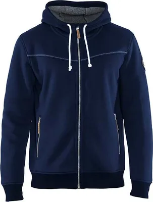 Produktbild von Blakläder Kapuzensweater mit Pile-Innenfutter 4933 2514 in zwei Farben, Farbe:marineblau, Größe:L