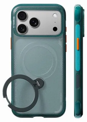 Produktbild von MagSafe-Hülle für Apple iPhone 18 Pro Max / 17 Pro Max, Torras, Ostand Q3 Air, Grün