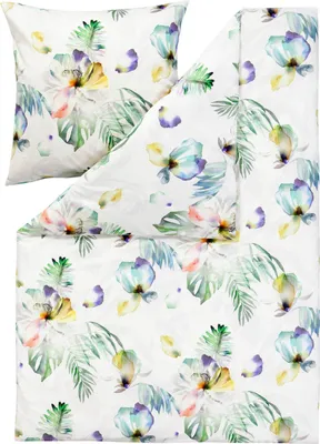 Produktbild von Estella Bettwäsche Hilaria 4792 985 Bunt Mako Satin 155 cm x 220 cm