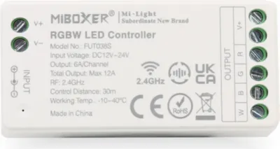 Produktbild von Mi-Light Empfänger Controller Steuerung Dimmer 2.4G 12/24V "12A" | Small | RGB+W