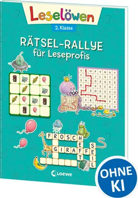 Produktbild von Leselöwen Rätsel-Rallye für Leseprofis - 2. Klasse (Türkis)