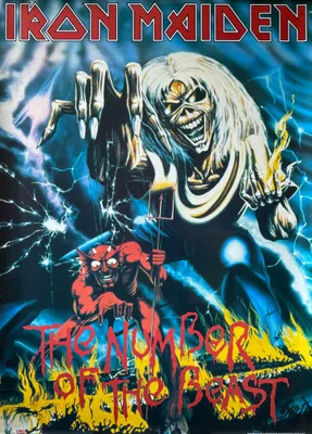 Obrázek produktu pro Iron Maiden – Number of the Beast – Plakát – 64x90 cm
