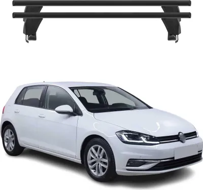 Produktbild von Menabo Dachträger Grundtäger für VW Golf 2012-2019 50kg Aluminium Schwarz 2 tlg