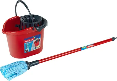 Image de Vileda Balai à laver + Seau (Jouets de Petit Théo)