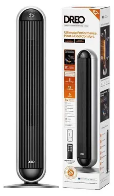 Productafbeelding van Dreo 2-in-1 Towerventilator en -verwarmer HSH016S - Slim