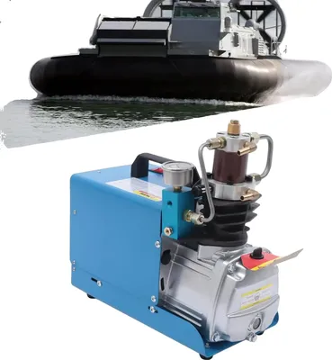 Image de Compresseur d'air électrique, 4500 PSI, débit d'air 13 l/min, bleu, EU