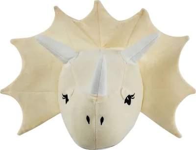 Obrázok produktu pre BELIANI Plyšová nástenná dekorácia v tvare dinosaura béžová bavlnená ozdoba na stenu do detskej izby