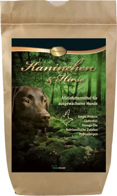 Produktbild von 3 kg Schecker Kaninchen u Hirse Premium Trockenfutter - Single Protein - glutenfrei