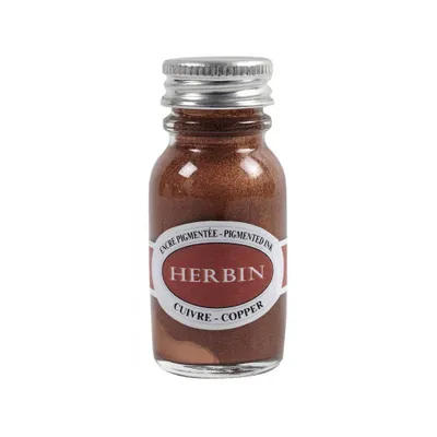 Zdjęcie produktu dla Atrament pigmentowy Herbin, 15 ml, miedziany
