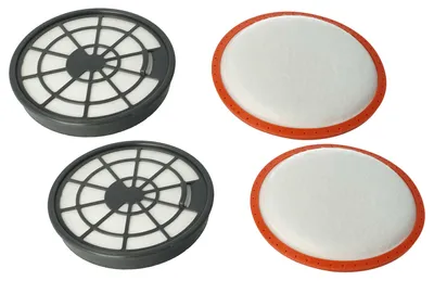Produktbild von vhbw 4-tlg. Filter-Set Ersatz für Dirt Devil 2620002, 2620001 für Staubsauger - 2x Abluft-Filter, 2x Motorschutz-Filter
