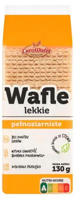 Produktbild von Eurowafel Wafle lekkie pełnoziarniste 130 g