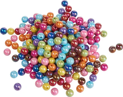 Produktbild von VBS XXL Acrylperlen "Bunt-Opak", Ø 12 mm, 250 g