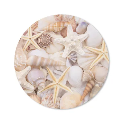 Produktbild von MuchoWow® Mauspad Mousepad Seestern - Muscheln - Strand - Sommer 20x20 cm - Mousepads - Maus Mat - Pad - Mausunterlage - Schreibtischmatte