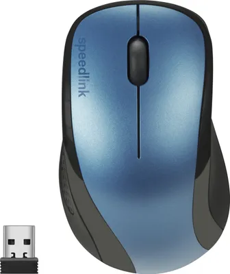 Obrázek produktu pro SPEEDLINK KAPPA, Pro praváky, Optický, RF bezdrátový, 1600 DPI, Černá, Modrá