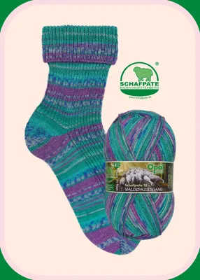 Produktbild von Opal Schafpate 18 "Waldspaziergang " 100 g - 4-fach Pullover- und Sockenwolle 425 m Farbe 11670 - Luise leht am Baum