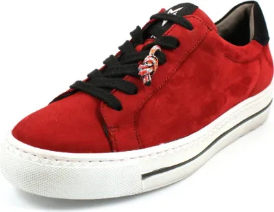 Produktbild von Paul Green Damen Schnürschuhe sportlich rot Gr. 5