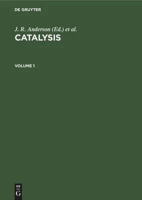 Produktbild von Catalysis. Volume 1