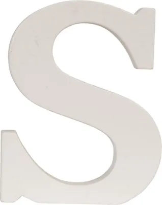 Zdjęcie produktu dla Litera S - 6x8 cm MDF