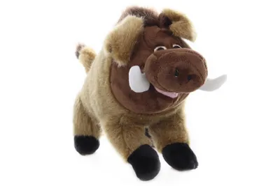 Image de Peluche cochon sauvage 28 cm