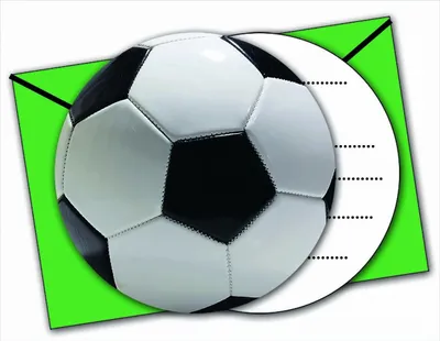 Produktbild von Fussball Party 6 Einladungskarten