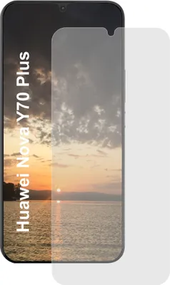 Produktbild von 3x kristallklare Schutzfolie für Huawei Nova Y70 Plus - antibakteriell kristallklar Premium Displayschutz