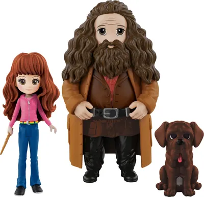 Produktbild von Wizarding World Harry Potter - Freunde Spielset mit Hermine Granger und Rubeus Hagrid Sammelfiguren, Aktion/Abenteuer, 5 Jahr(e), Mehrfarbig