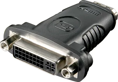 Produktbild von HDMI™/DVI-I-Adapter HDMI™-Buchse (Typ A) > DVI-I-Buchse Dual-Link (24+5 pin)