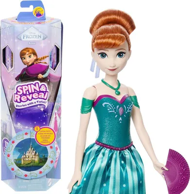 Produktbild von Mattel Disney Frozen Spin & Reveal Anna