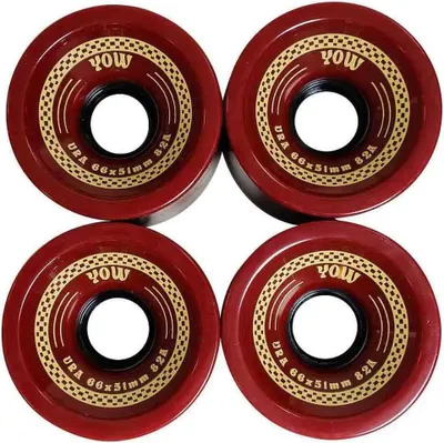 Produktbild von Yow Ura 82a Skateboard-räder Golden 66 x 51 mm Golden 66 x 51 mm