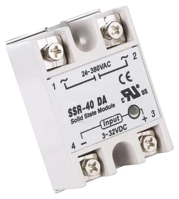 Solid-State-Relais SSR-40DA, 40 A, 3-32 V DC-AC