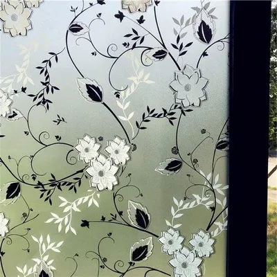 Image de Film pour vitrage, film pour fenêtre, translucide, non transparent, isolation thermique, 44,5 x 100 cm