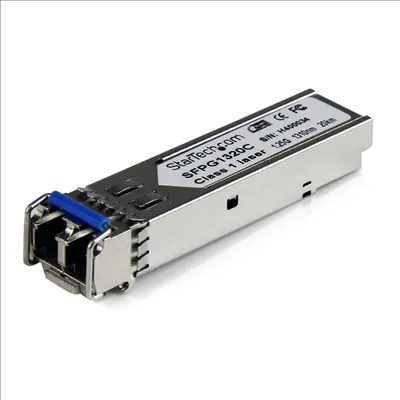 Produktbild von StarTech.com Cisco kompatibles Gigabit SFP Transceiver Modul mit DDM SM LC - Mini-GBIC bis 20Km, SFP, 1000 Mbit/Sek, LC, 9 mm, 65 mm, 14 mm
