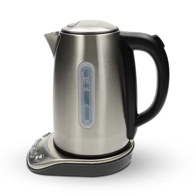 Produktbild von Nedis SmartLife Wasserkocher - Wi-Fi - 1.7 l - Edelstahl - 70,80,90,100 °C - Temperaturindikation - Um 360 Grad drehbar - Verdecktes Heizelement - Strix Controller - Android / IOS