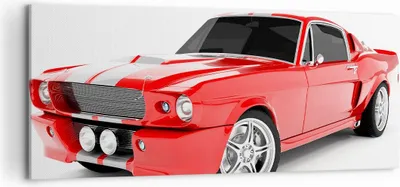 Produktbild von Bild auf Leinwand - Leinwandbild - Sport Geschwindigkeit Auto Chrom - 120x50cm - Wand Bild - Wanddeko - Leinwanddruck - Bilder - Kunstdruck - Leinwand bilder - Wandkunst - AB120x50-2563