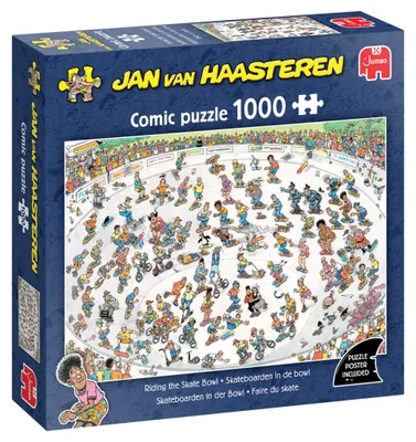 Immagine prodotto di Puzzle Jumbo Jan van Haasteren Skate Bowl 1000 Teile Puzzle