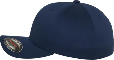 Produktbild von FLEXFIT 6277 | Wooly Combed Cap / Kappe / Mütze / Hut Stabile Front - Farbe: Navy - Größe: L/XL