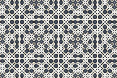 Produktbild von Fliesenaufkleber 15x15 cm – 24 Stück – Selbstklebend – Wasserfest – Pflegeleicht – Hitzebeständig – Für Küche & Bad – Blumenmotiv in einem Netz