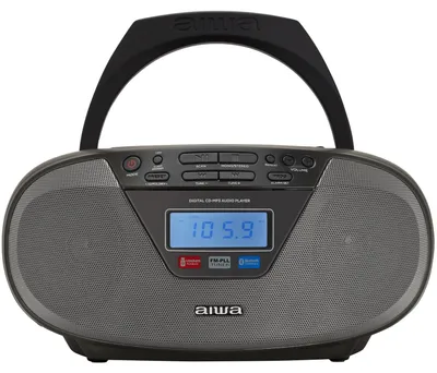 Produktbild von Aiwa BBTU-400BK Tragbares Stereosystem Analog & Digital 6 W FM Schwarz Playback MP3
