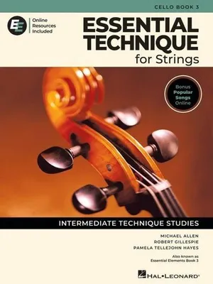 Produktbild von Essential Technique for Strings - Cello Book 3 with Online Resources