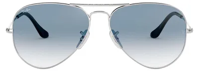 Productafbeelding van Ray-Ban Large Metal zilverkleurig met witte glazen (rb3025-0033f), maat 58