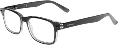 Obrázek produktu pro Lesebrille Distinguo Leonardo, náhradní provedení, černá, ohebné stranice, včetně pouzdra