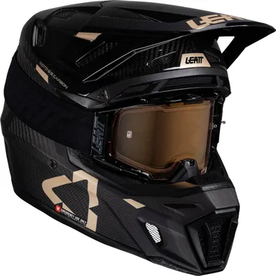 Produktbild von Leatt 9.5 Carbon Bronze 2025 Motocross Helm mit Brille, carbon, XS