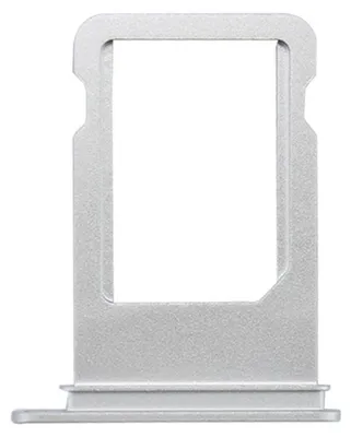 Immagine prodotto di Per Apple iPhone 7 e 7 Plus Argento Adattatore per supporto scheda Nano SIM Ricambio
