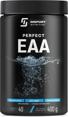 Produktbild von EAA Perfect 400 g essentielle Aminosäuren Arginin Amino BCAA Natur Insport Nutrition