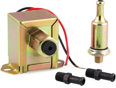 Obrázek produktu pro Elektrické palivové čerpadlo 12 V – 2,5–4 PSI – pro benzín a naftu – nízkotlaké