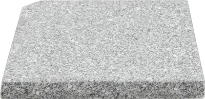 Produktbild von Hochwertigen Möbel Sonnenschirmständer - Grau Sonnenschirm-Gewichtsplatte Granit 25 kg Quadratisch Grau NEU9233955