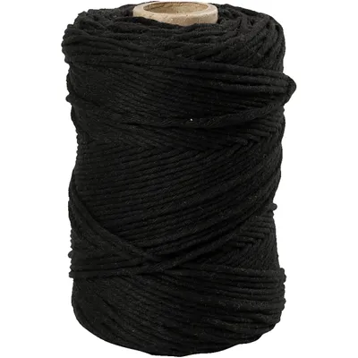 Produktbild von Creativ Company 414765, Handnähen, Schwarz, Baumwolle, 198 m, 2 mm, 330 g