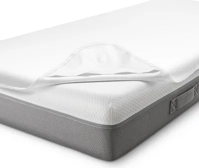 Produktbild von Sleezzz Vital wasserdichter Molton Matratzenschutz Fixspann 90 x 190 cm, Matratzenschoner aus 100% Baumwolle in weiß
