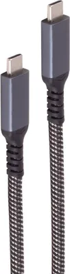 Produktbild von shiverpeaks BS14-75007, 2 m, USB C, USB C, USB 3.2 Gen 2 (3.1 Gen 2), 10 Gbit/s, Schwarz, Weiß